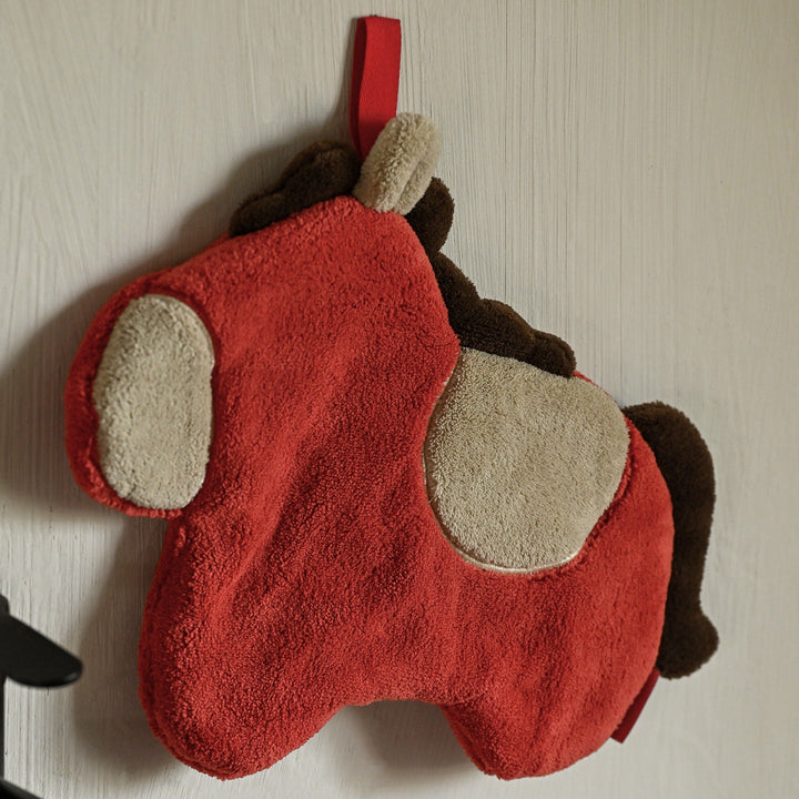 Red Horse Hanging Hand Towel Set