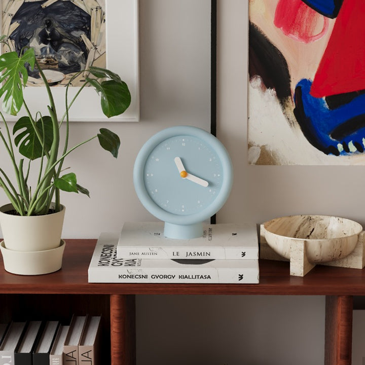 Blue Bubble Desk Clock