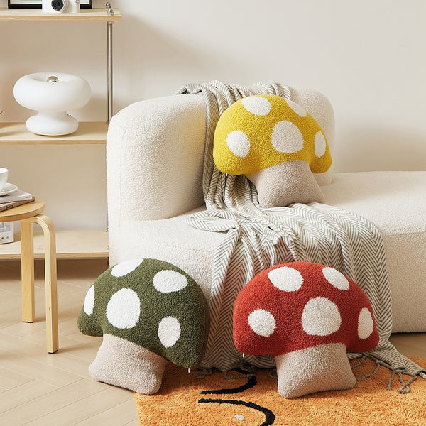 Dotty Mushroom Cushion