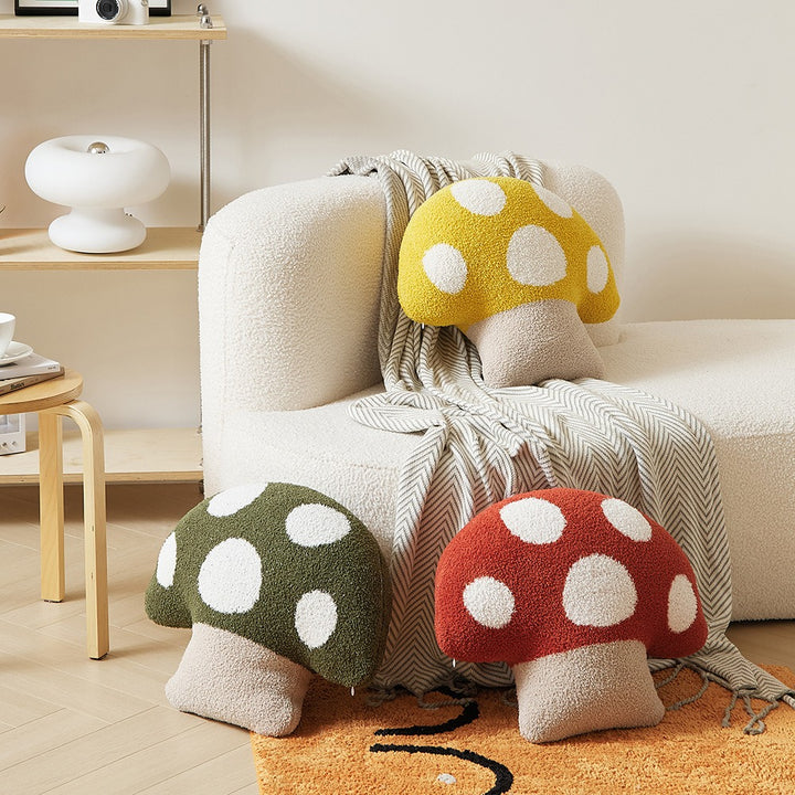 Dotty Mushroom Cushion