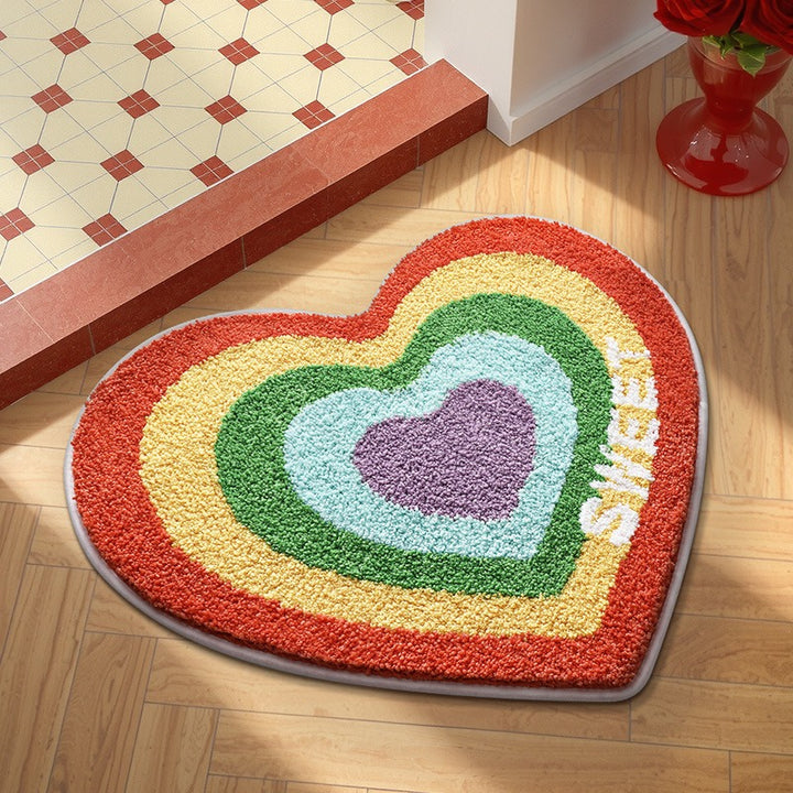 Sweet Rainbow Bath Mat