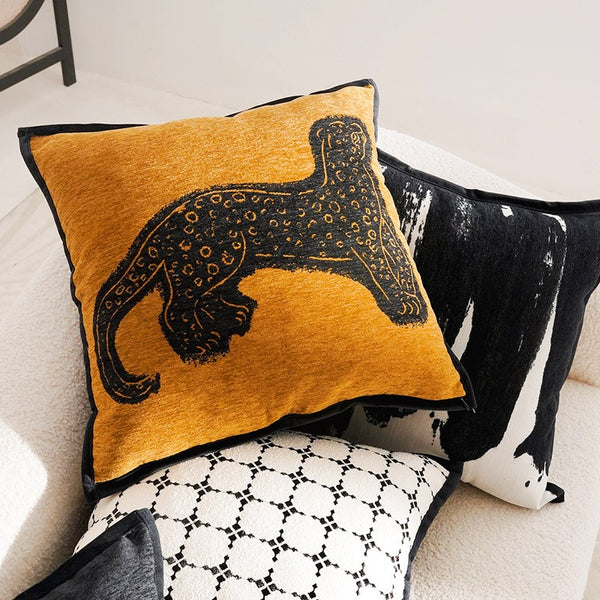 Vintage Leopard Cushion