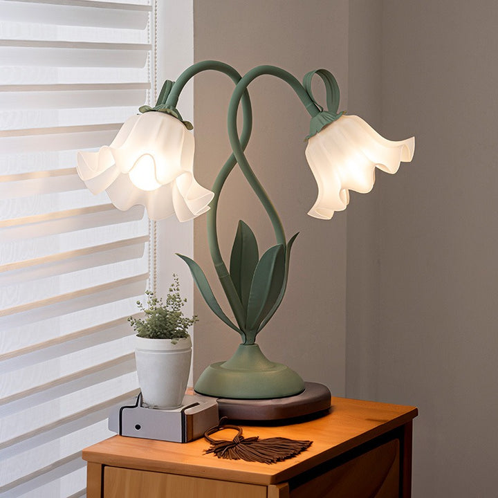 Twin Bloom Flex Silicone Table Lamp