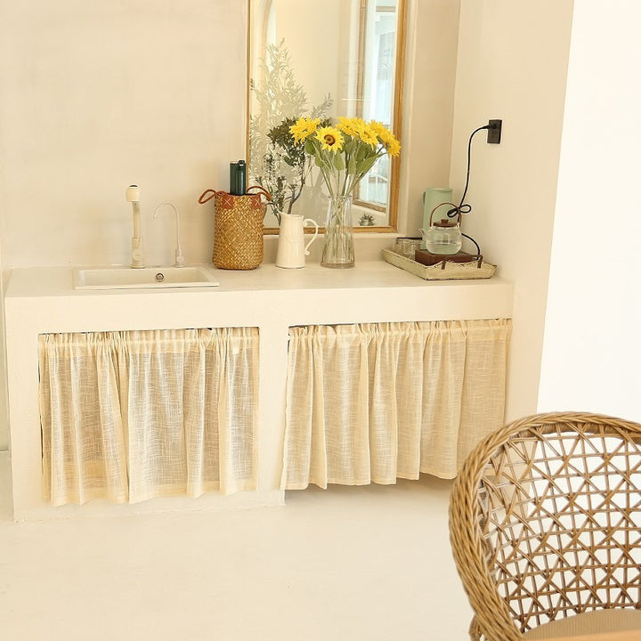 Calmly Linen Cabinet Curtain