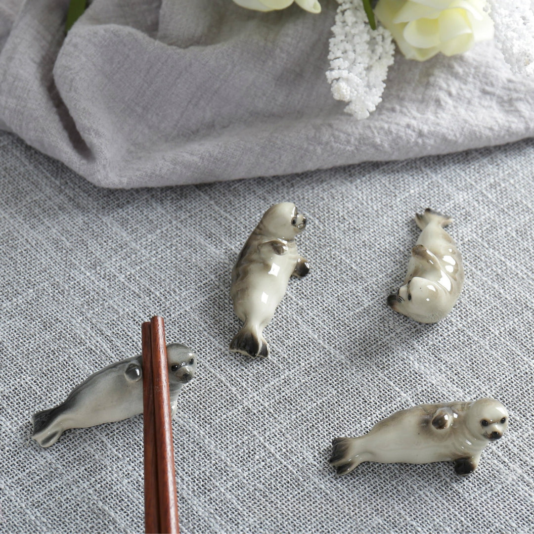 Seal Chopstick Holder Set