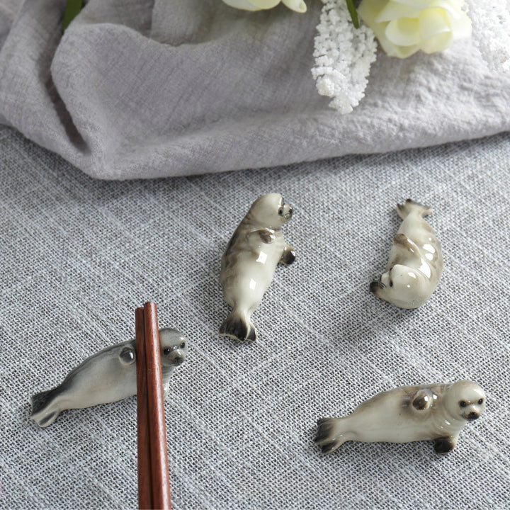 Seal Chopstick Holder Set