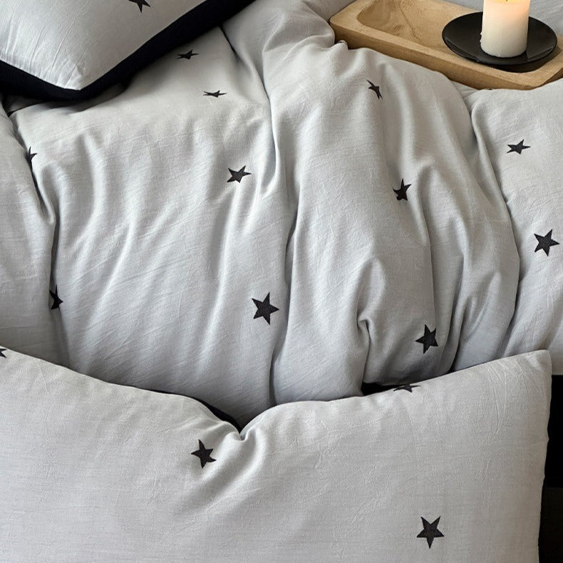 Sky Cloud Starry Bedding Set