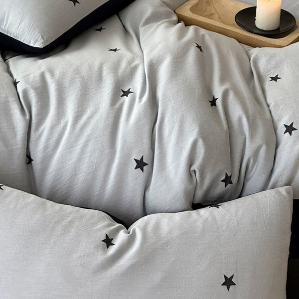 Sky Cloud Starry Bedding Set