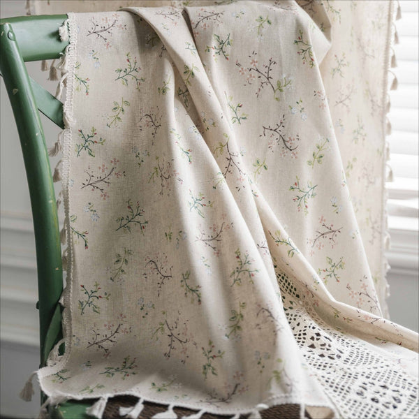 Wild Floral Lace Curtain