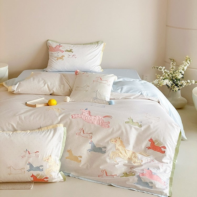 Pastel Pony Parade Bedding Set