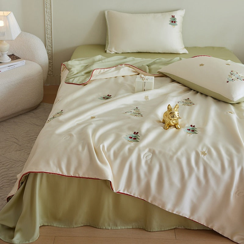 Xmas Tree Lyocell Summer Blanket