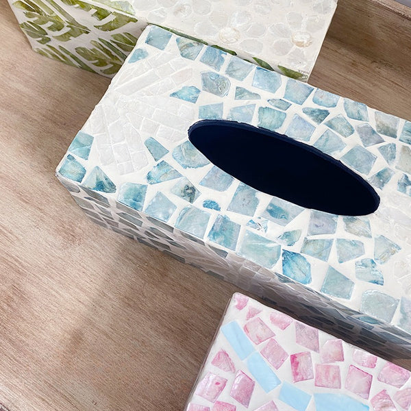 Summer Beach Shell Tissue Box