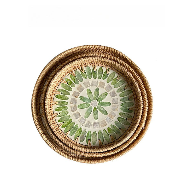 Colourful Nature Shell Tray Set