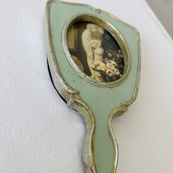 Vintage Mint Handheld Frame