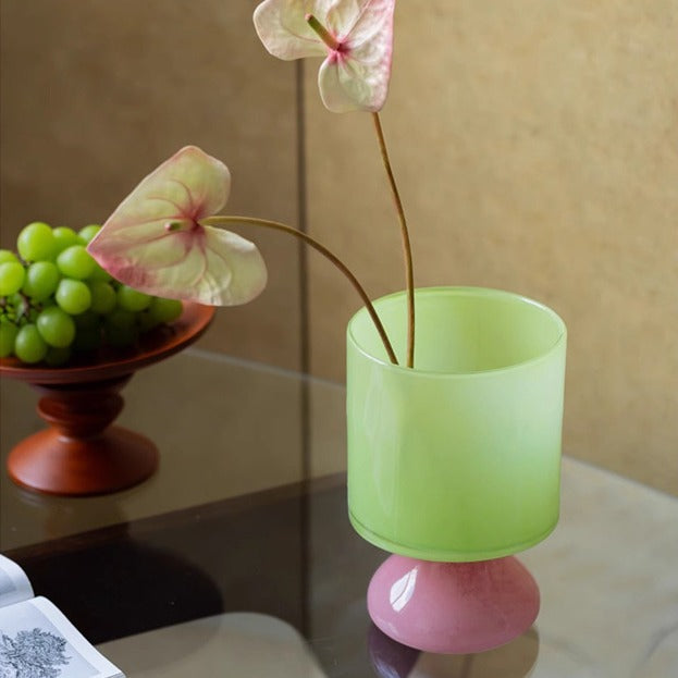 Fun Contrast Glass Vase