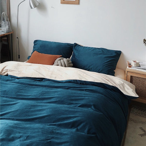 Warm Texture Bedding Set