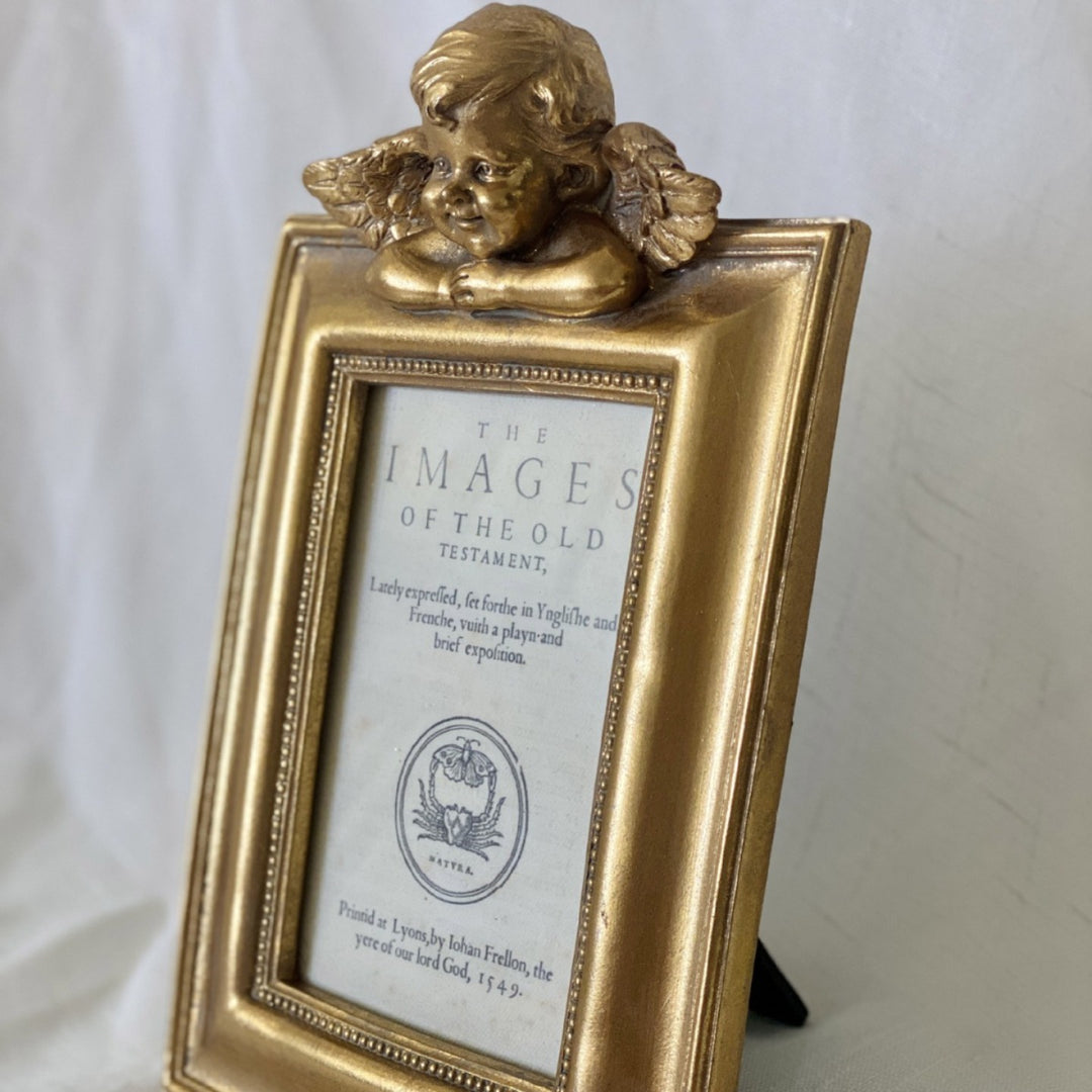 Regal Cherub Photo Frame