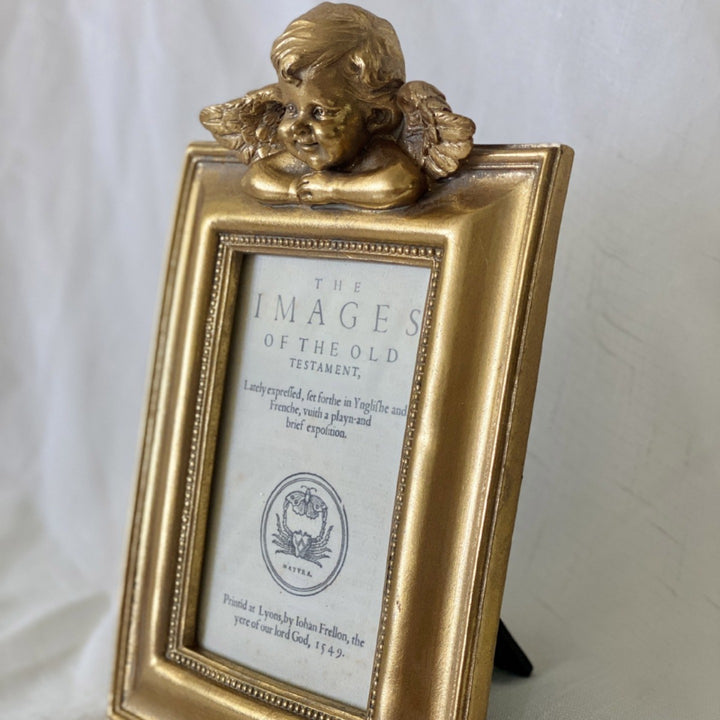 Regal Cherub Photo Frame