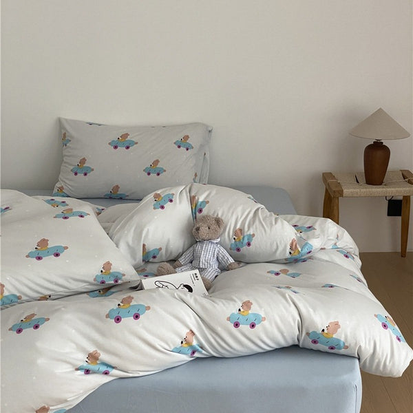 Floor It Puppy Bedding Set