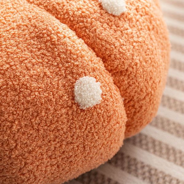 Cottage Pumpkin Dot Pillow