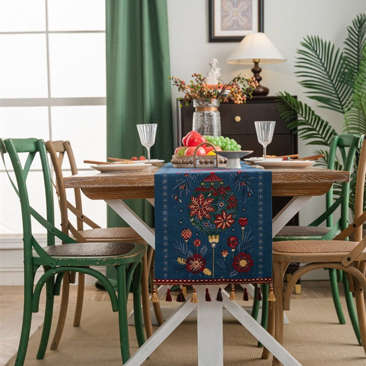 Floral Bauble Table Runner