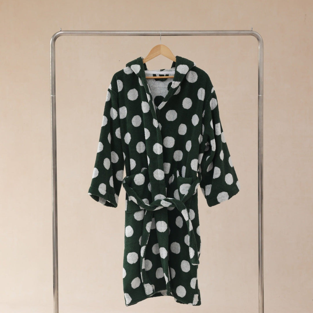 Vintage Polka Dots Bathrobe Unisex Collection