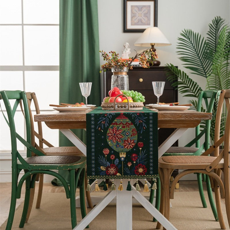 Floral Bauble Table Runner