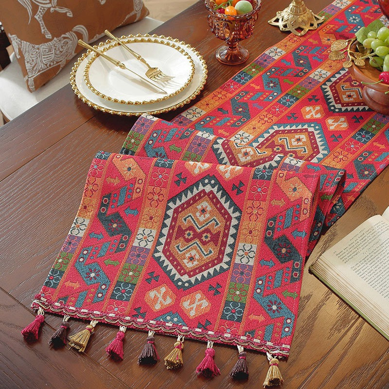 Rose Red Fiesta Table Runner