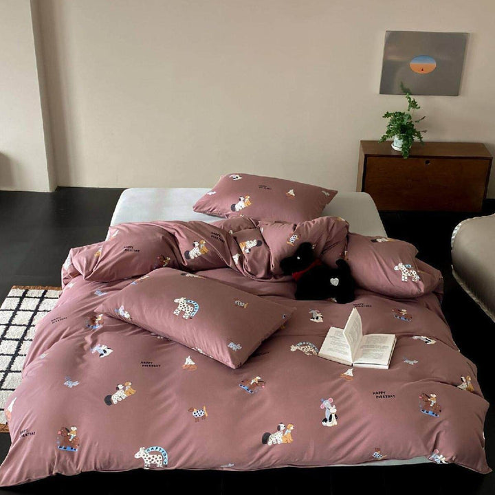 Happy Zoo Crew Bedding Set