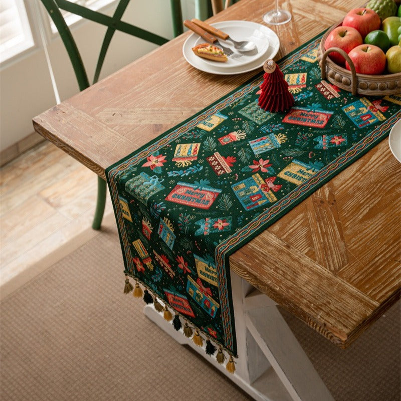 Xmas Gift Table Runner