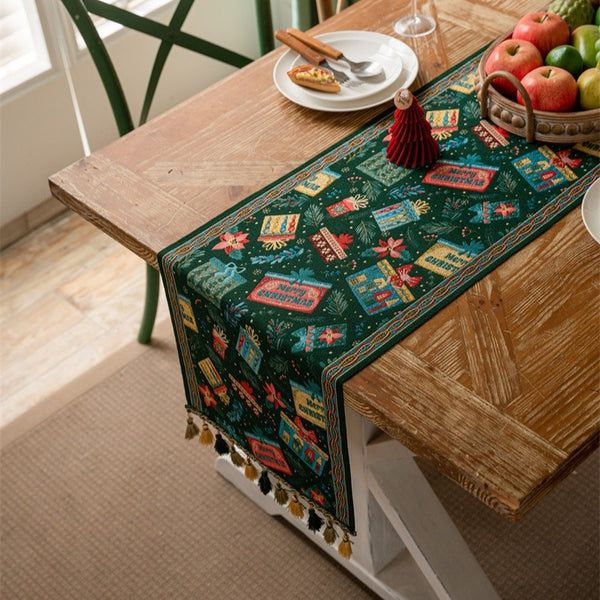 Xmas Gift Table Runner