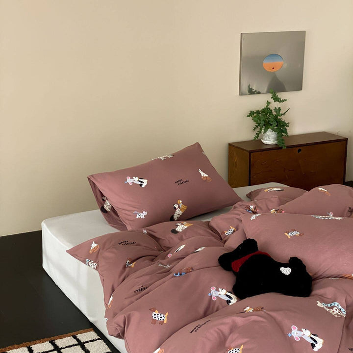 Happy Zoo Crew Bedding Set