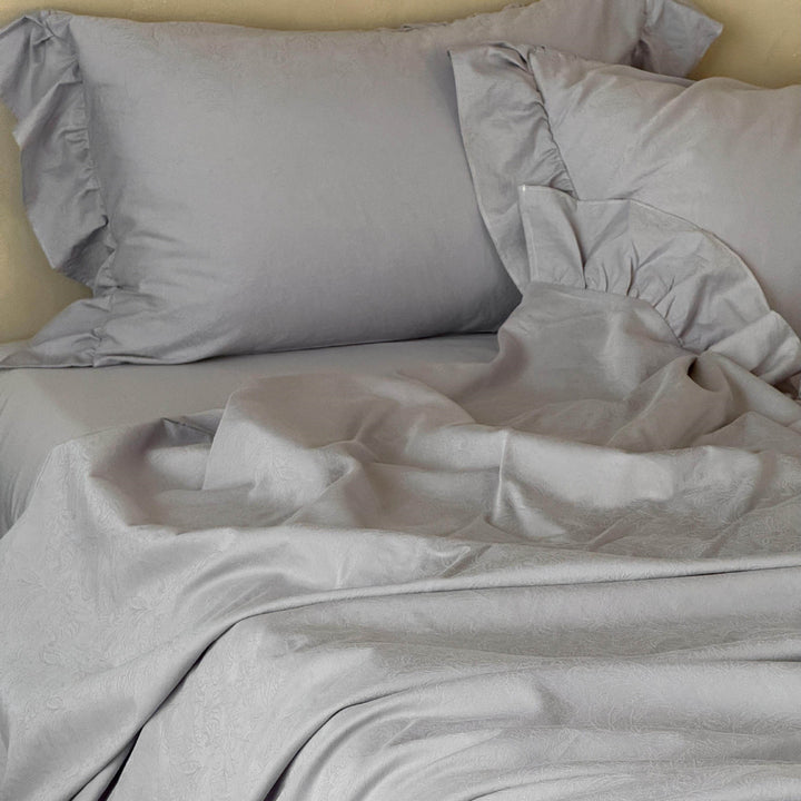 Parisian Misty Ruffle Bedding Set