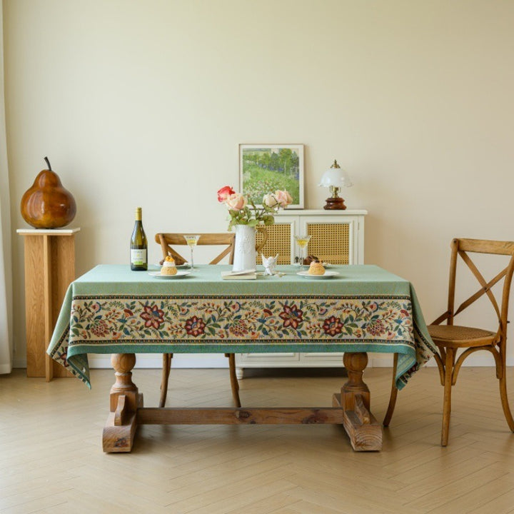 Cleaning Garland Tablecloth