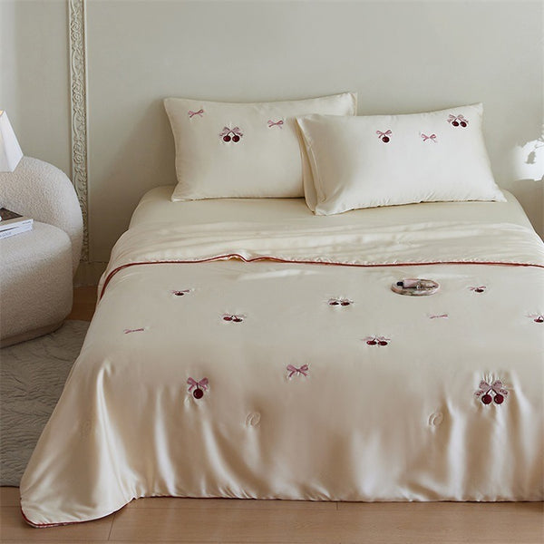Cherry & Bow Lyocell Summer Quilted Blanket