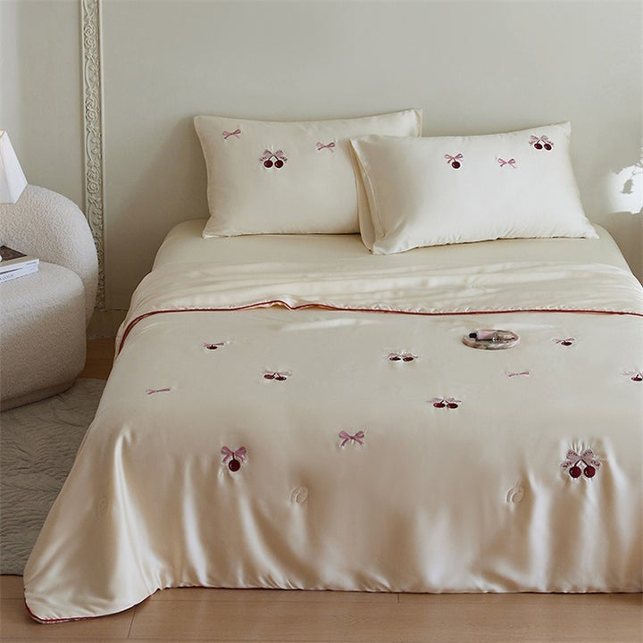 Cherry & Bow Lyocell Summer Quilted Blanket
