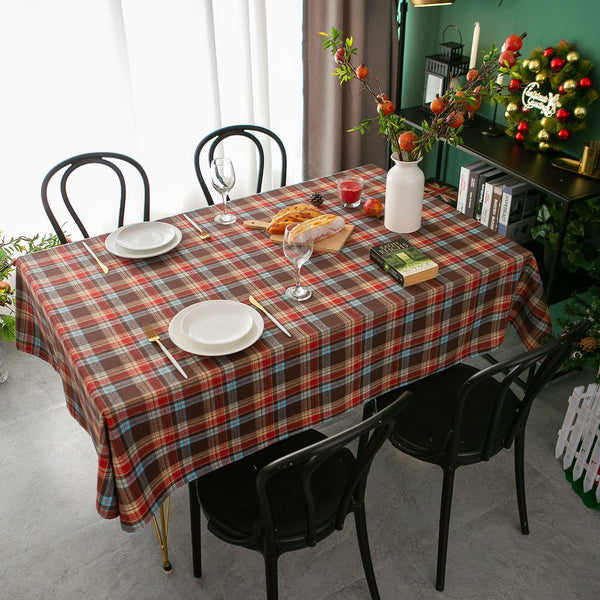 Xmas Tartan Tablecloth