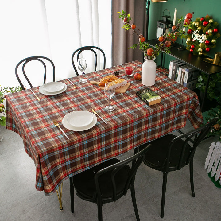 Xmas Tartan Tablecloth