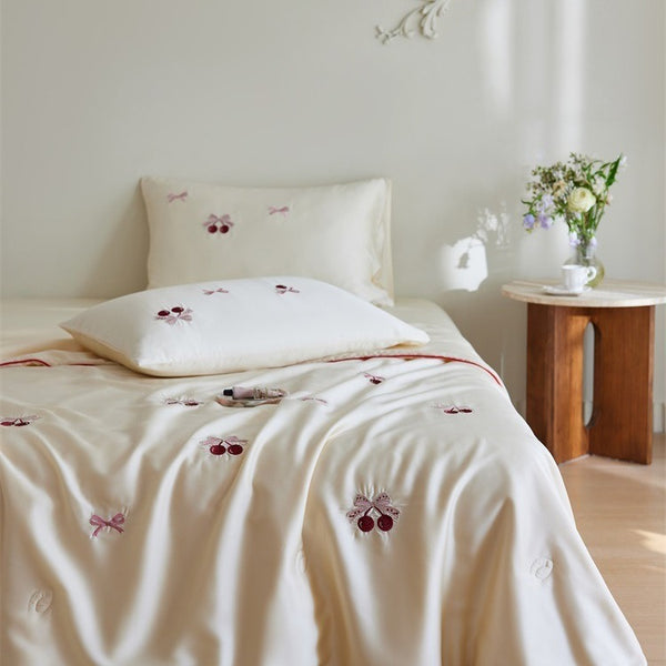 Cherry & Bow Lyocell Summer Quilted Blanket