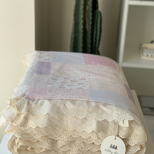 Rural Patchwork Summer Quilted Blanket