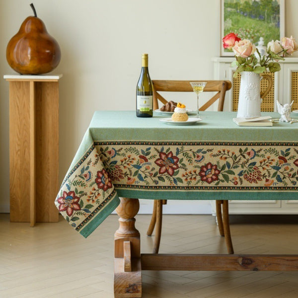 Cleaning Garland Tablecloth