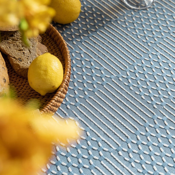 Vintage Geo Weave Tablecloth