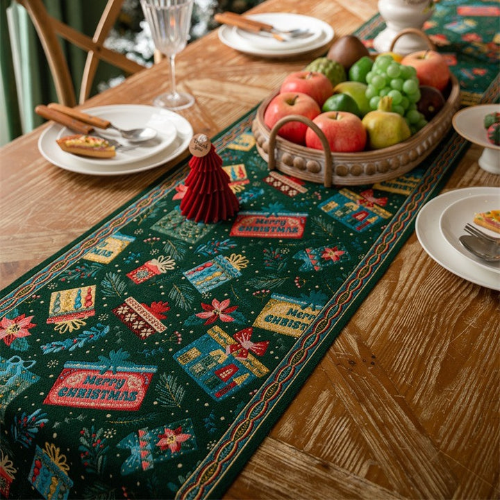 Xmas Gift Table Runner