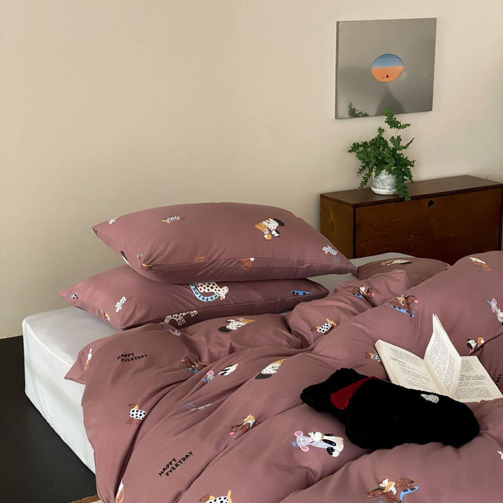 Happy Zoo Crew Bedding Set