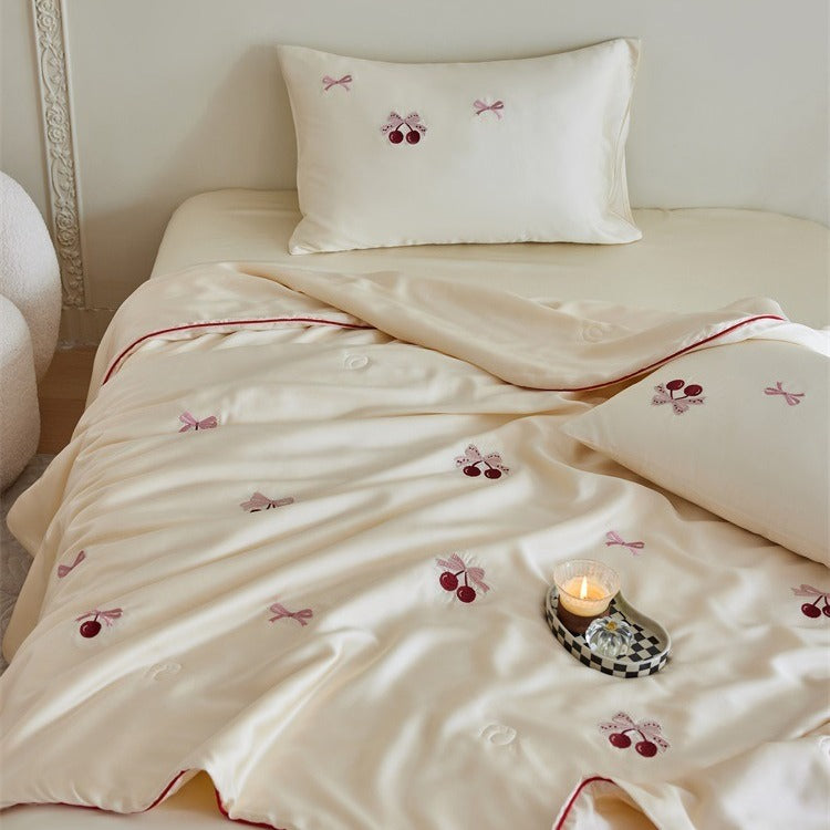 Cherry & Bow Lyocell Summer Quilted Blanket