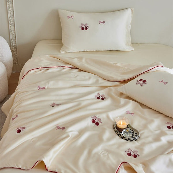 Cherry & Bow Lyocell Summer Quilted Blanket