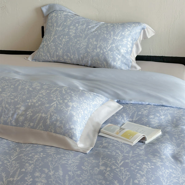 Azure Breeze Floral Bedding Set