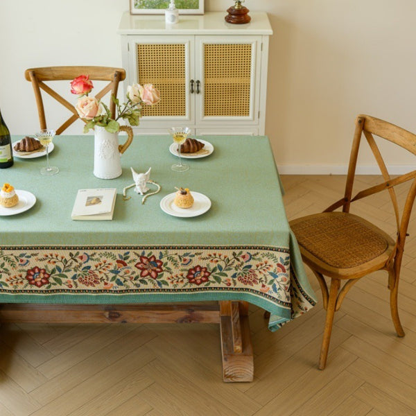 Cleaning Garland Tablecloth
