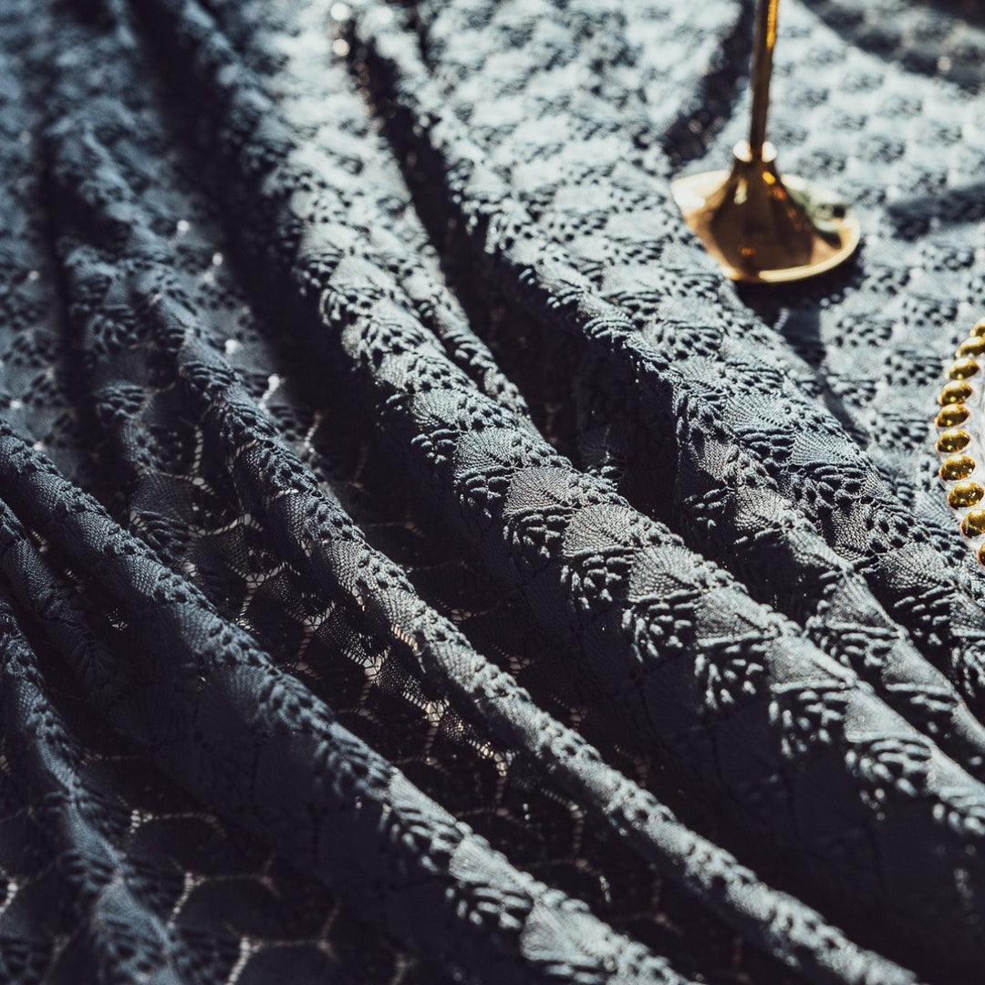 Rustic Ripple Lace Tablecloth