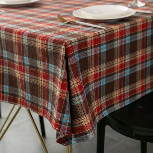 Xmas Tartan Tablecloth